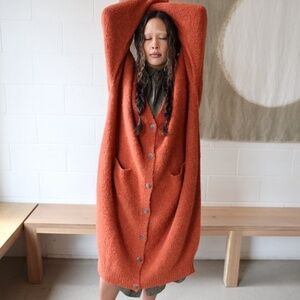 Misha & Puff Long Boucle Cardigan